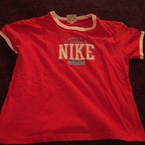 A nike t-shirt